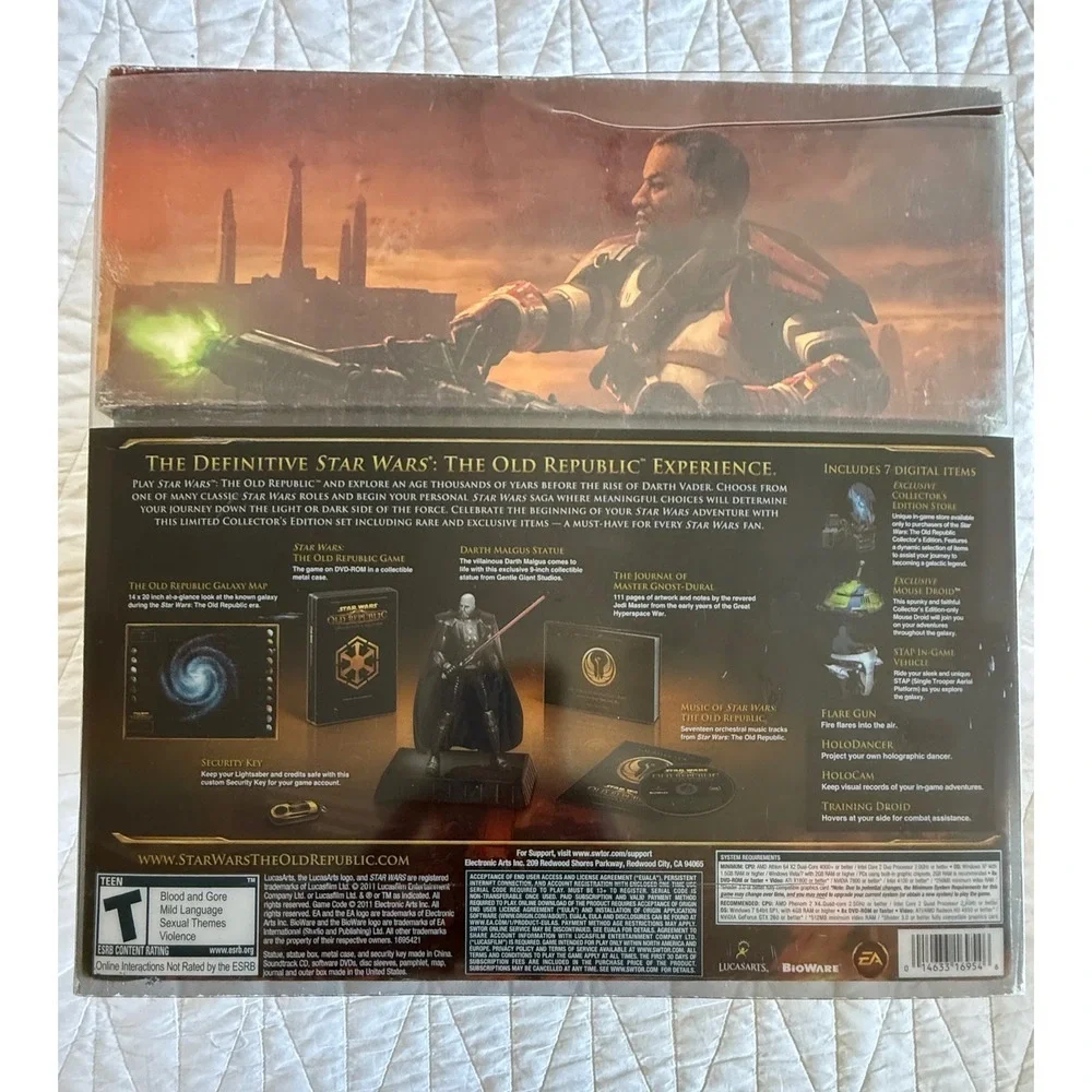 Star Wars The Old Republic Collector's Edition‎ PC Game Statue Journal